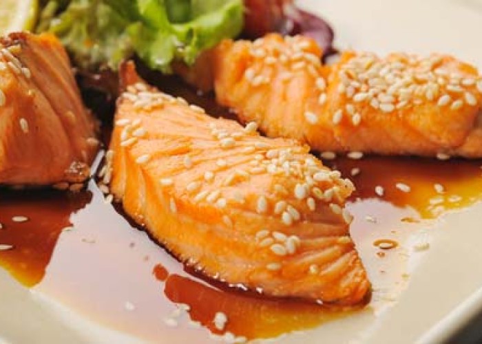 Teriyaki-Lachs