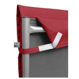 Kettler /KETTtex-Exklusiv® Hochlehner Auflage 120x50x3/5cm, rubinrot/bordeaux, Comfort Plus #3