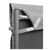 Kettler /KETTtex-Exklusiv®Niederlehner Auflage 100x50x3/5cm, silbergrau, Comfort Plus #2