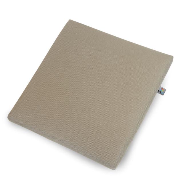 Kettler /KETTtex-Exklusiv® Sitz-und Hockerkissen 48x48x4cm, taupe/champagner, mit Reißverschluß #1