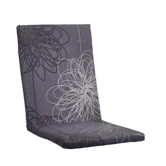 KETTtex-Exklusiv® Niederlehner Auflage, 103x50x4cm, anthrazit floral mit Reißverschluß #1