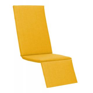 KETTtex-Exklusiv®Cirrus-Relax-Auflage 175=82+53+40cm gelb uni KTH2, solange Vorrat reicht