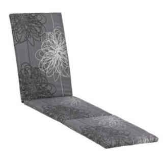 Kettler /KETTtex-Exklusiv® Liegenauflage 200x60x4cm, anthrazit floral, mit Reißverschluß -sofort Lieferbar