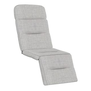 KETTtex-Exklusiv® Relaxliegen Auflage, 175x50x9cm, silbergrau, KTH3